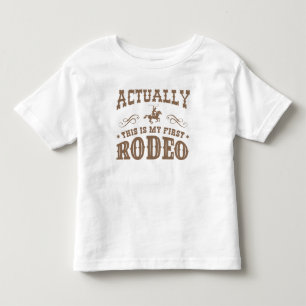 T-shirt Pour Les Tous Petits En fait, c'est mon premier rodéo