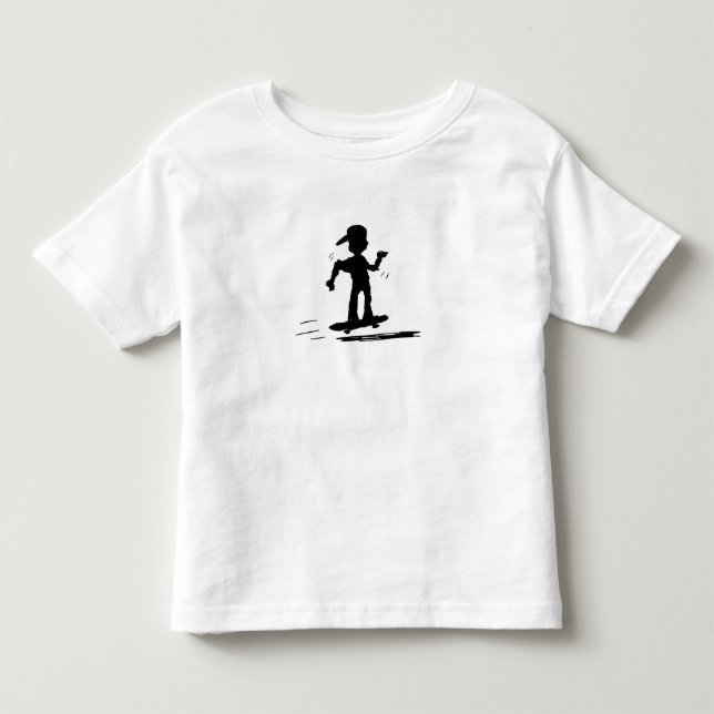 T-shirt Pour Les Tous Petits Enfant de patineur - ND (Devant)