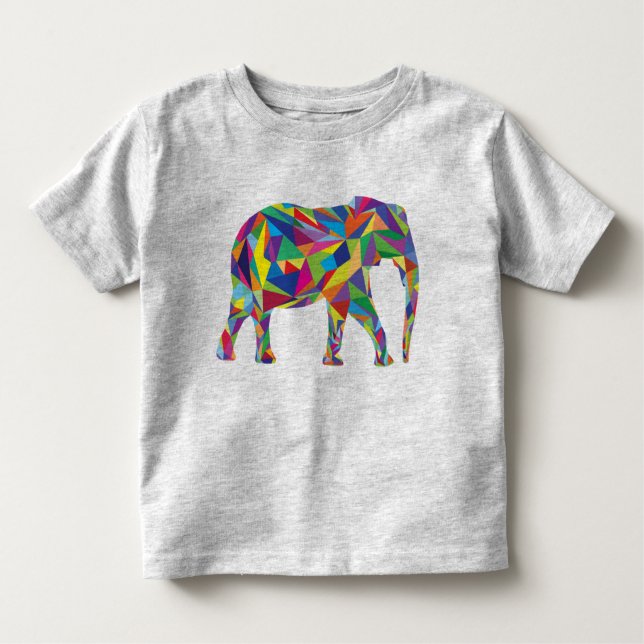 T-shirt Pour Les Tous Petits Enfant en bas âge d'éléphant (Devant)