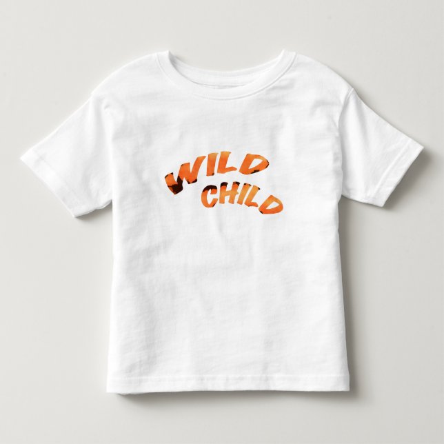 T-shirt Pour Les Tous Petits Enfant sauvage (Devant)