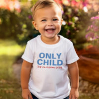 Enfant Unique Expirant Drôle Grand Frère Bleu