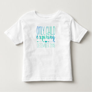 T-shirt Pour Les Tous Petits Enfant unique expirant - turquoise Ombre