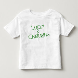 T-shirt Pour Les Tous Petits Enfants chanceux et charmants