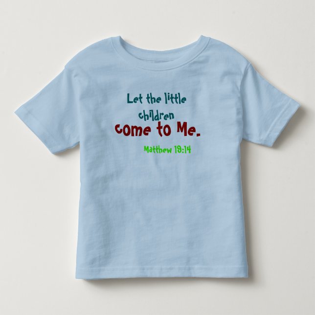 T-shirt Pour Les Tous Petits Enfants chrétiens (Devant)