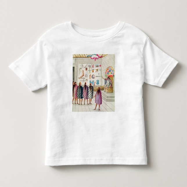T-shirt Pour Les Tous Petits Enseignement de la lecture des manuscrits (Devant)
