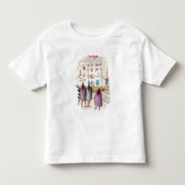 T-shirt Pour Les Tous Petits Enseignement de la lecture des manuscrits (Devant)