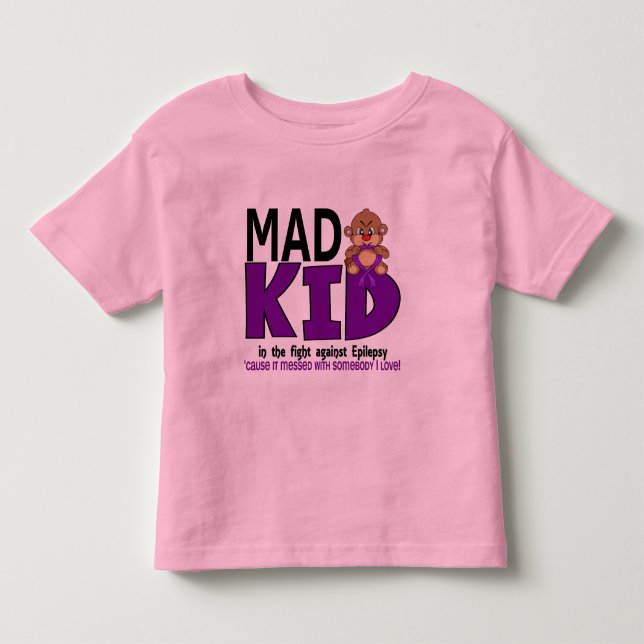 T-shirt Pour Les Tous Petits Épilepsie folle d'enfant (Devant)