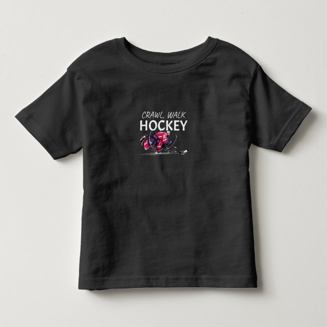 T-shirt Pour Les Tous Petits Épreuve, Marche, Hockey (Devant)