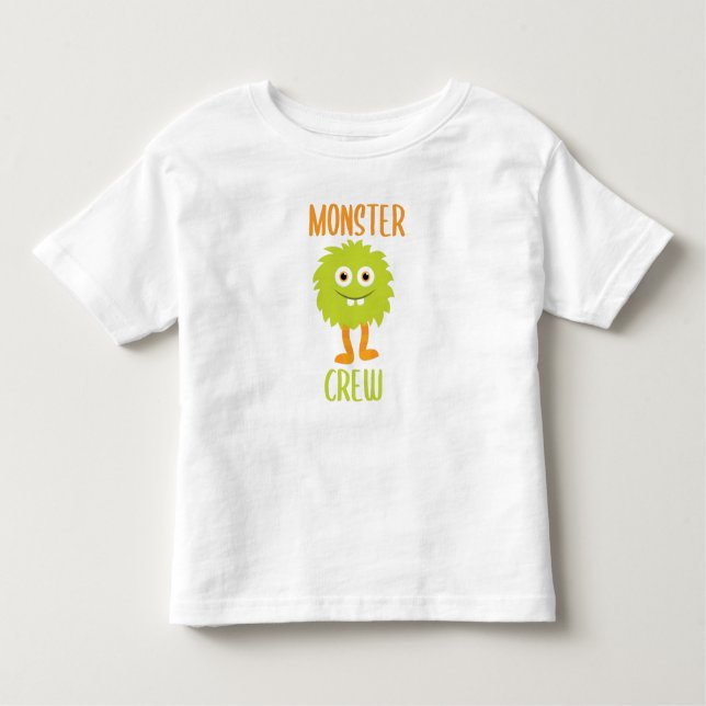 T-shirt Pour Les Tous Petits Équipage Monster // Monster mignon (Devant)