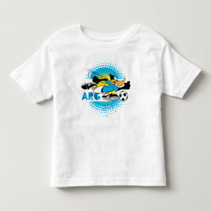 T-shirt Pour Les Tous Petits Équipe Argentine de Football Graphique de DAFFY DU