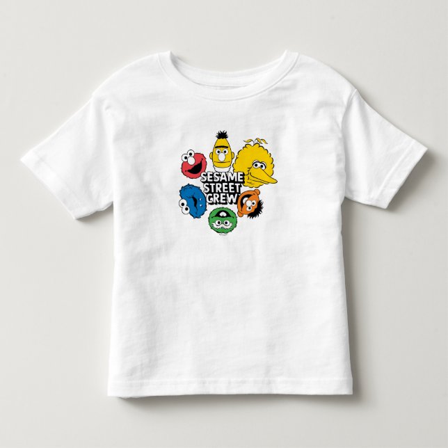 T-shirt Pour Les Tous Petits Équipe de 1, rue Sésame (Devant)