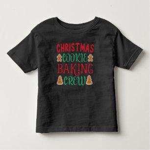 T-shirt Pour Les Tous Petits Équipe de biscuits de Noël