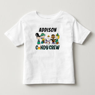 T-shirt Pour Les Tous Petits Équipe de bonbons Peanuts Gang Halloween