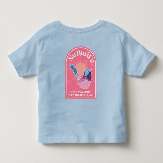 T-shirt Pour Les Tous Petits Équipe NuBurd Toddler Tee - bleu (Dos)