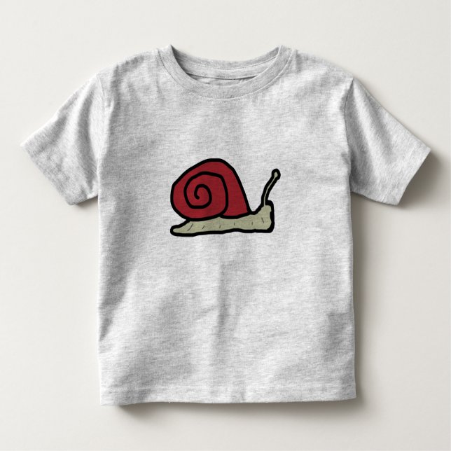 T-shirt Pour Les Tous Petits Escargot (Devant)