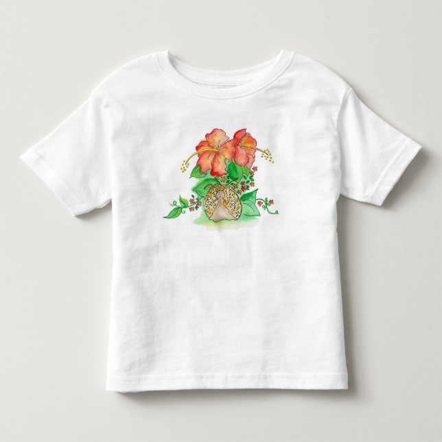 T-shirt Pour Les Tous Petits Escargots dans le jardin (Devant)