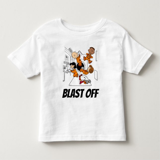 T-shirt Pour Les Tous Petits ESPACE | Bande d'arachides dans l'espace (Devant)