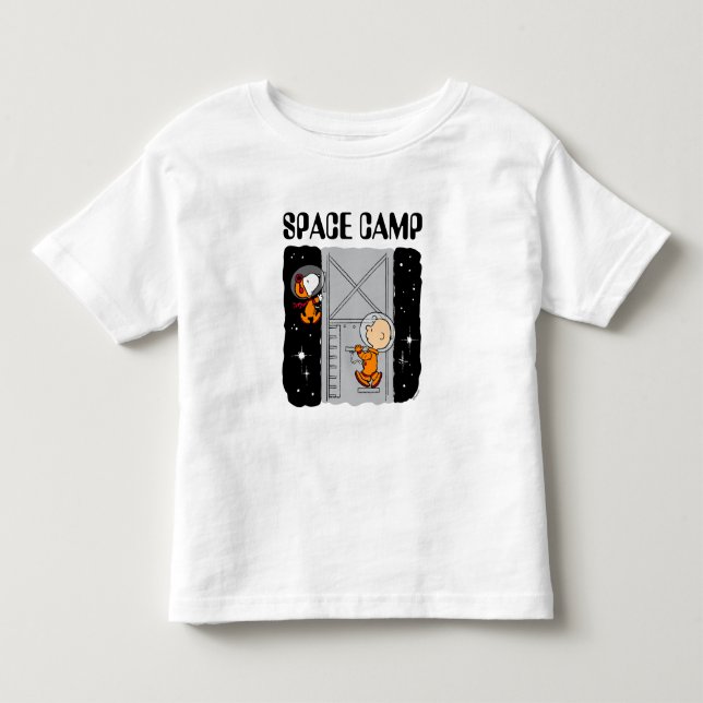 T-shirt Pour Les Tous Petits ESPACE | Snoopy & Charlie Brown (Devant)