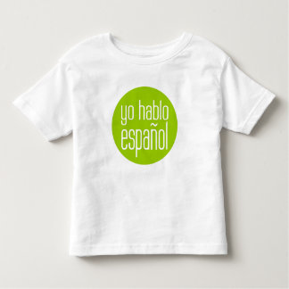 T-shirt Pour Les Tous Petits español de hablo de yo