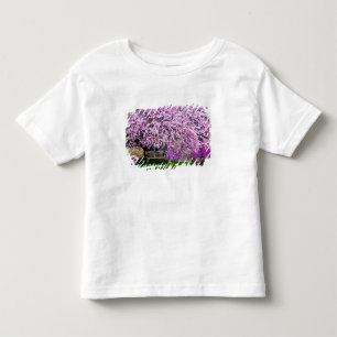 T-shirt Pour Les Tous Petits États-Unis, Delaware, Wilmington. Banc en bois sou