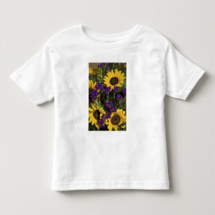 T-shirt Pour Les Tous Petits États-Unis, gros plan de la composition florale de