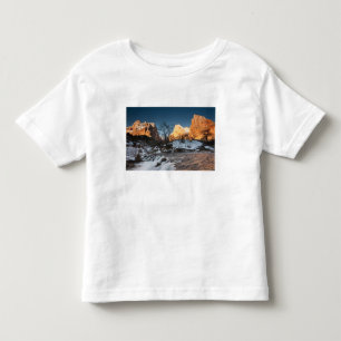 T-shirt Pour Les Tous Petits États-Unis, Utah, parc national de Zion. Lever de