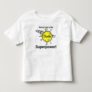 T-shirt Pour Les Tous Petits Être mignon est ma superpuissance !