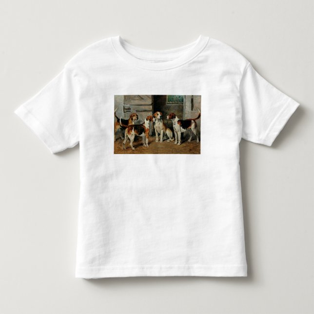 T-shirt Pour Les Tous Petits Étude des chiens (Devant)