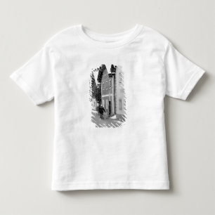 T-shirt Pour Les Tous Petits Europe, Autriche, Hallstat. Rue enneigée