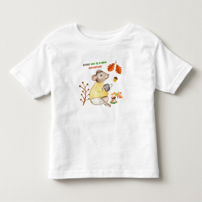 T-shirt Pour Les Tous Petits Every day is a new adventure (Devant)