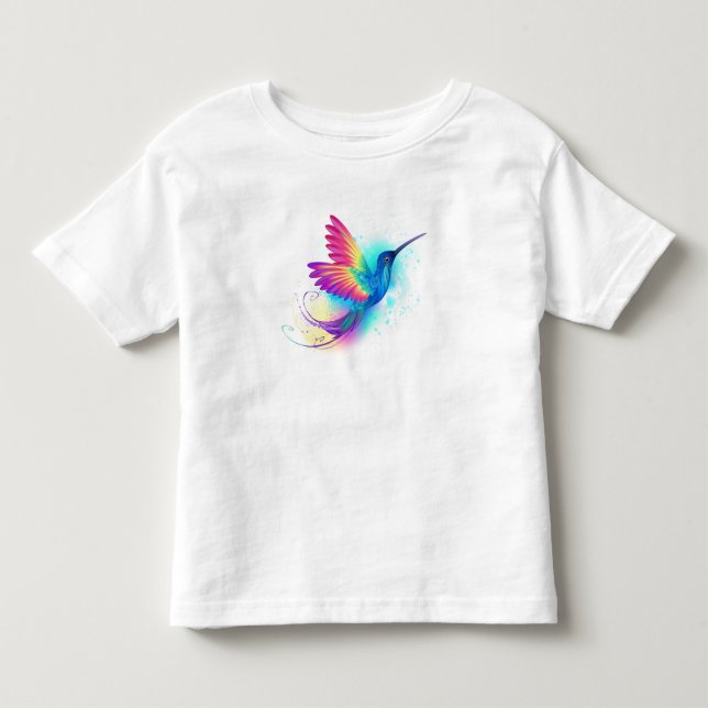 T-shirt Pour Les Tous Petits Exotic Rainbow Hummingbird (Devant)