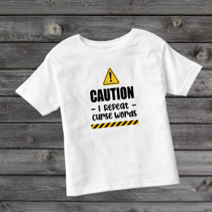 T-shirt Pour Les Tous Petits Explorer en formation : Signe de prudence Tee pour