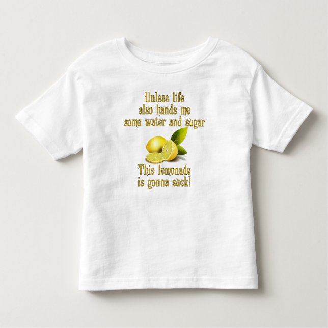 T-shirt Pour Les Tous Petits Fabrication de la limonade (Devant)