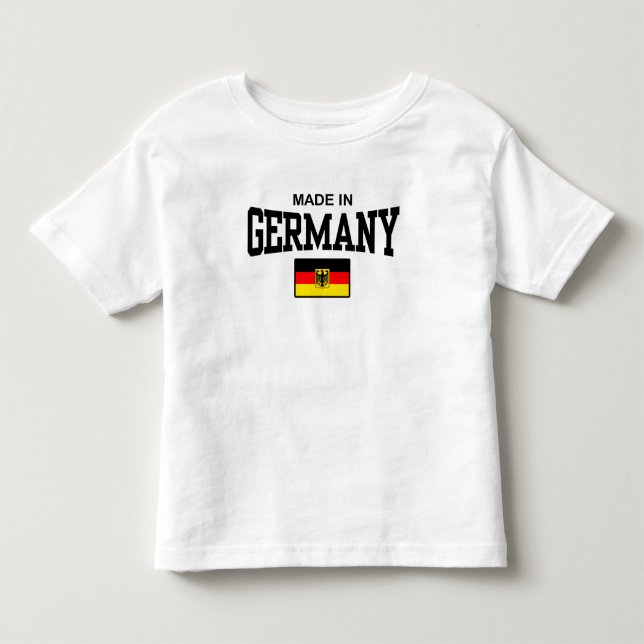 T-shirt Pour Les Tous Petits Fabriqué En Allemagne (Devant)