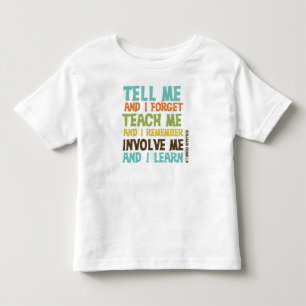 T-shirt Pour Les Tous Petits Faites- participermoi citation inspirée