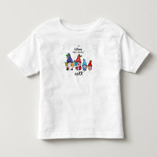 T-shirt Pour Les Tous Petits Famille Personnalisée Enfant Famille Gnomes garçon
