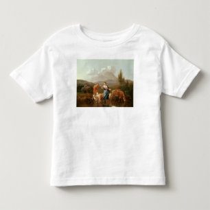 T-shirt Pour Les Tous Petits Famille sainte à un courant
