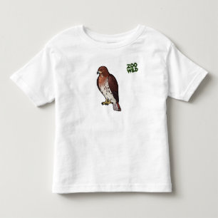 T-shirt Pour Les Tous Petits Faucon Rouge-Coupé la queue