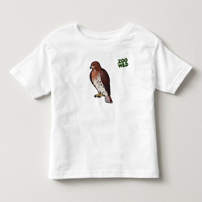 T-shirt Pour Les Tous Petits Faucon Rouge-Coupé la queue (Devant)