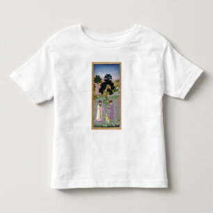 T-shirt Pour Les Tous Petits Fauconnier avec le guépard de compagnon et