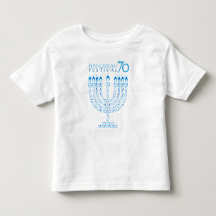 T-shirt Pour Les Tous Petits Festival des lumières Hanoukka 70