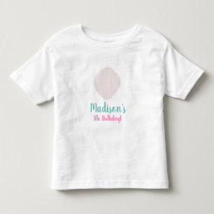 T-shirt Pour Les Tous Petits Fête d'anniversaire Coquillages d'été