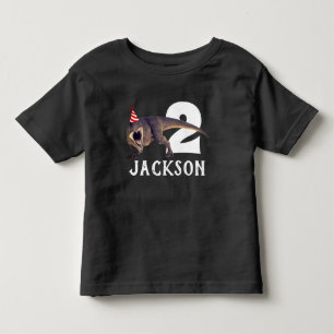 T-shirt Pour Les Tous Petits Fête d'anniversaire personnalisée de T-Rex