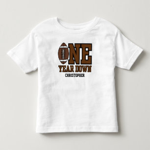 T-shirt Pour Les Tous Petits Fête d'anniversaire pour garçon de 1 an de footbal