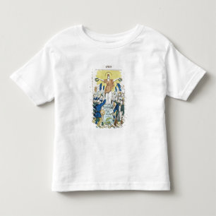 T-shirt Pour Les Tous Petits feuille lyrique pour une chanson consacrée au