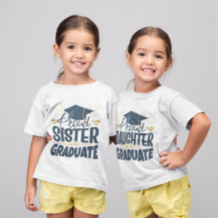 T-SHIRT POUR LES TOUS PETITS FIER FRÈRE DU DIPLÔMÉ