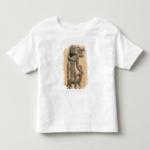 T-shirt Pour Les Tous Petits Figure d'un homme tenant un singe