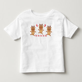T-shirt Pour Les Tous Petits Fille de garçons du Rindeer Rudolph Snowflakes