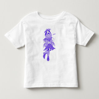 T-shirt Pour Les Tous Petits Fille de vache bleue