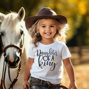 T-shirt Pour Les Tous Petits Fille d'un roi